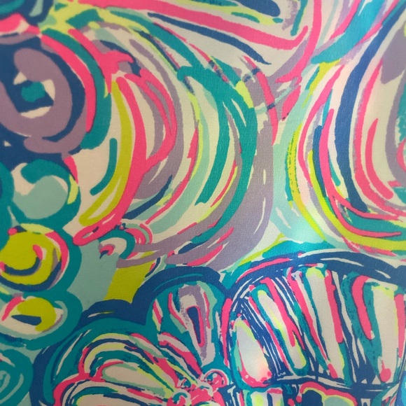 lily Pulitzer bright dress sphagetti straps - Picture 2 of 4